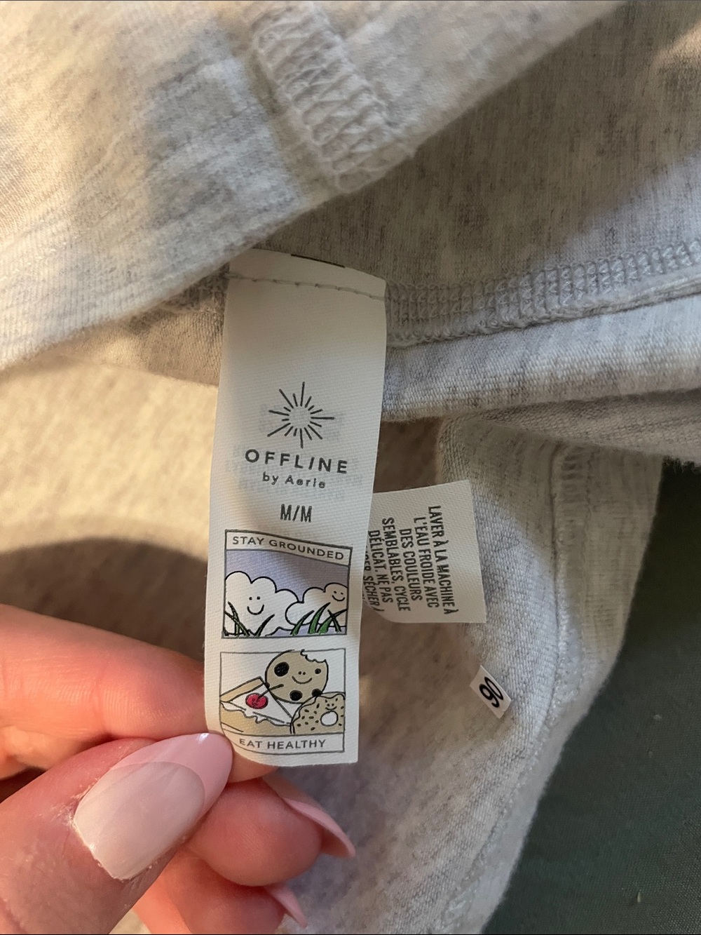 aerie gray dress with shorts - Picture 2 of 5